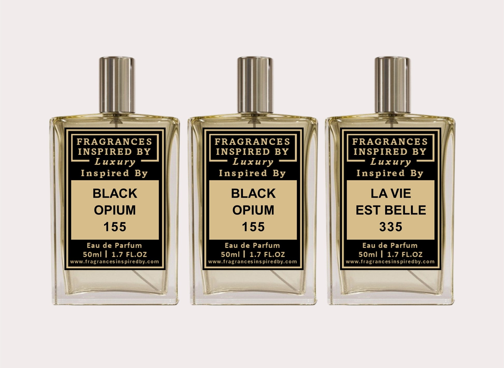 3 x 50ml Fragrance Set Bundle I Fragrances Inspired By Ltd