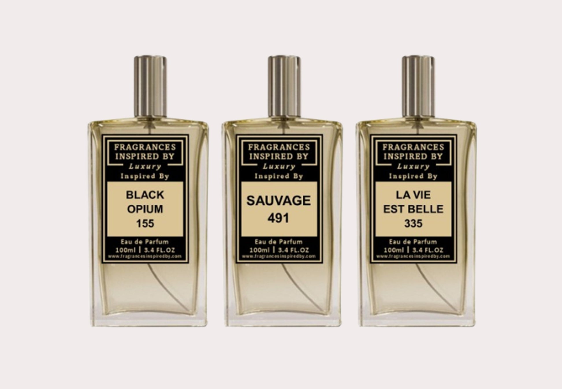 3 x 100ml Fragrance Set Bundle I Fragrances Inspired By Ltd
